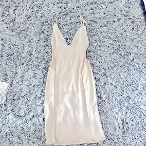 Tan Midi Dress
